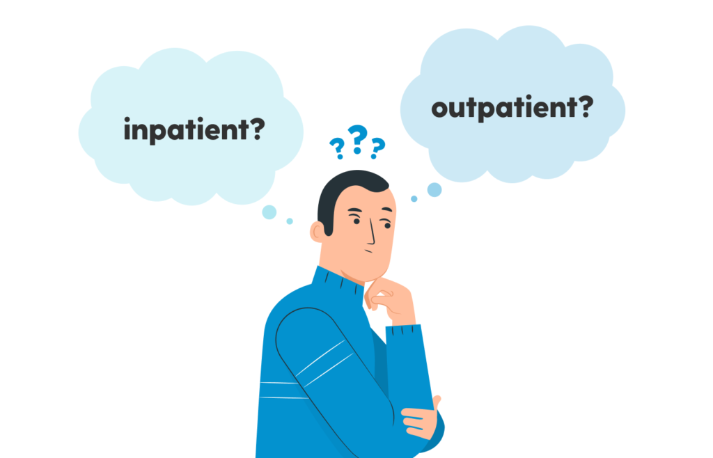inpatient vs outpatient